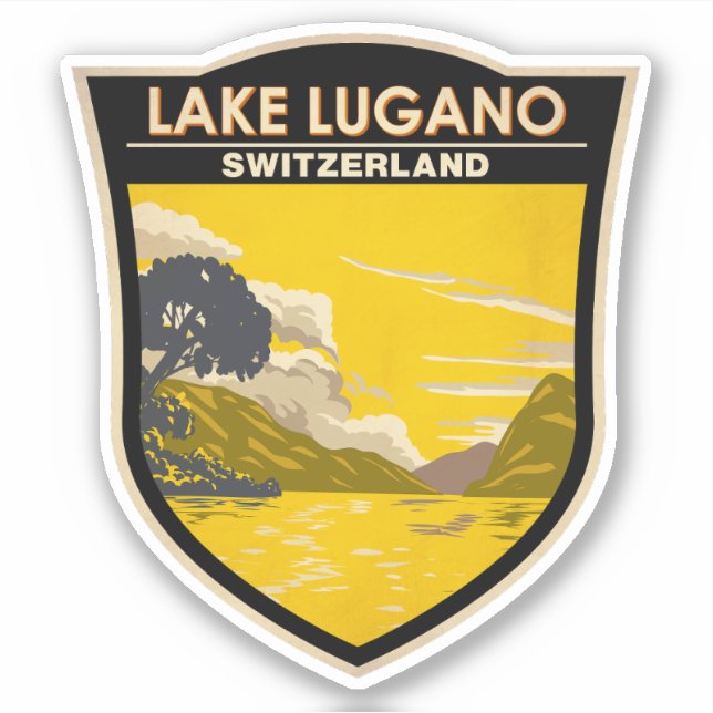 Lugano Highlights Lugano Unexpected Classic Tour V Aufkleber (Vorderseite)