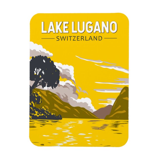 Lugano Highlights Lugano Unexpected Classic Tour V Magnet (Vertikal)