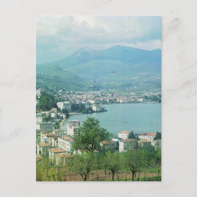Lugano Schweiz Postkarte (Vorderseite)