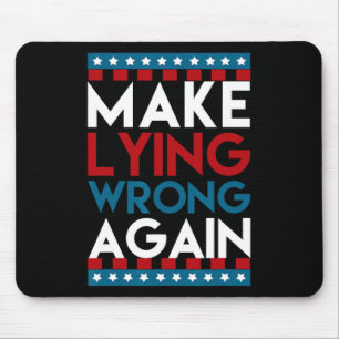 Lügen wieder falsch Anti Donald Trump Offensive Po Mousepad