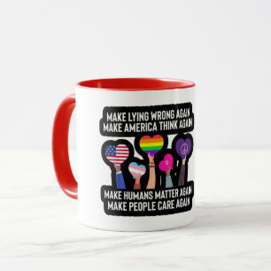 lügen wieder falsch machen tasse