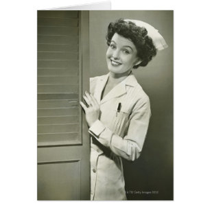 Lugende Krankenschwester