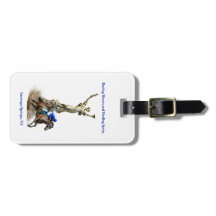 luggage tag-Racing Hearts and Healing Springs