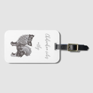 Luggage Tag with chihuahua Gepäckanhänger