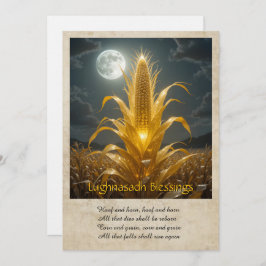 Lughnasadh Lammas Greeting Card Dankeskarte