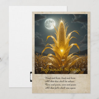 Lughnasadh-Lammas-Grußkarte Dankeskarte