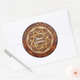 Lughnasadh Party Collection - Vintag Nordica Runder Aufkleber