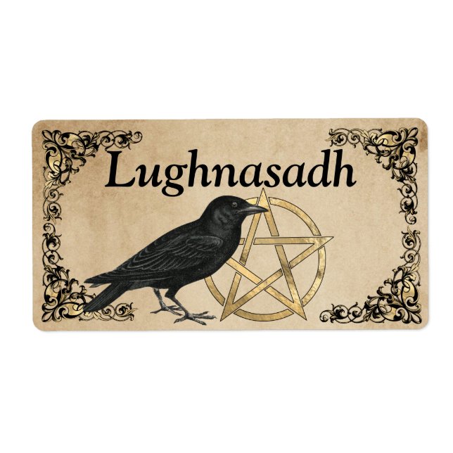 LUGHNASADH SABBAT ETIKETT (Vorne)