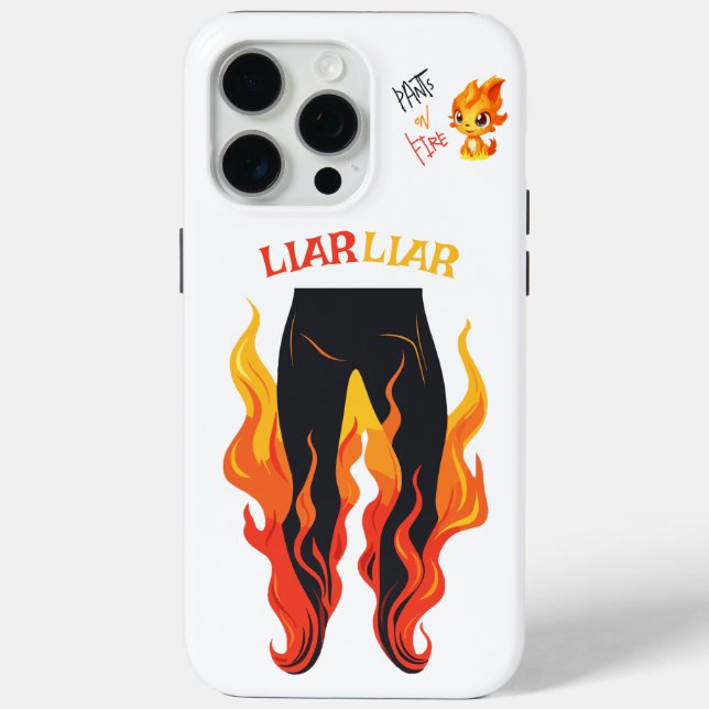 Lügner, Lügner, Pant's on Fire Case-Mate iPhone Hülle (Rückseite)