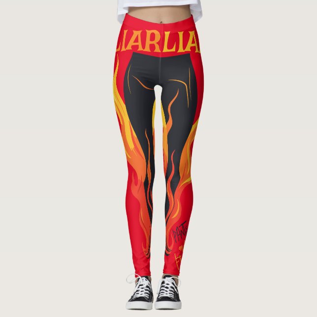 Lügner, Lügner, Pant's on Fire Leggings (Vorderseite)