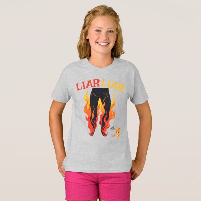 Lügner, Lügner, Pant's on Fire T-Shirt (Vorne ganz)