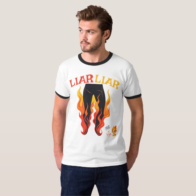 Lügner, Lügner, Pant's on Fire T-Shirt (Vorne ganz)