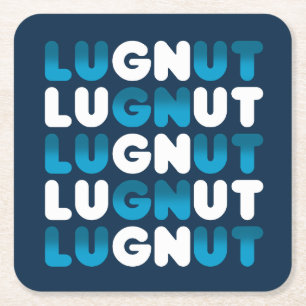 Lugnut Donut Winter Paper Untersetzer NAVY