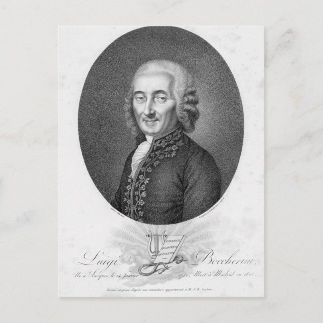 Luigi Boccherini Postkarte (Vorderseite)