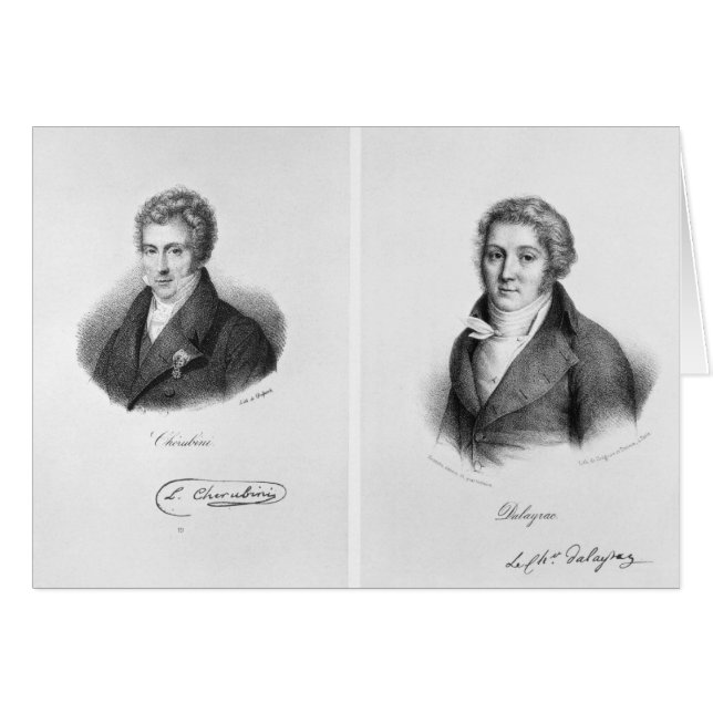 Luigi Cherubini und Nicolas Marie Dalayrac (Vorderseite (Horizontal))