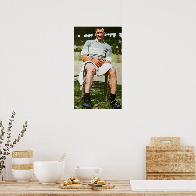 Luigi Ganna Milan Gewinner First Giro d'Italia 190 Poster (Küche)