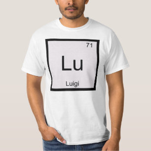Luigi Name Chemie Element Periodensystem T-Shirt
