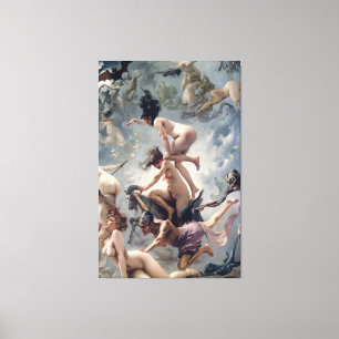 Luis Ricardo Falero - Die Hexen Sabbat Leinwanddruck
