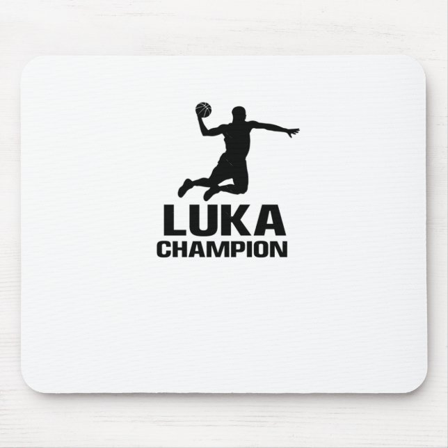 Luka Custom Player Basketball Ihr Name Champion Mousepad (Vorne)