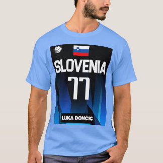 Luka Doncic 2021 Slovenien Jersey Fan Design T-Shirt