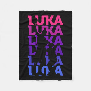 Luka Fan Basketball Sports Fleecedecke
