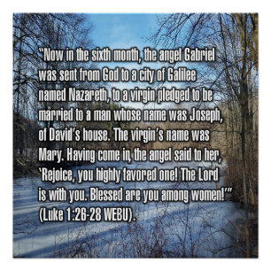 Lukas 1:26-28 WEBU Poster