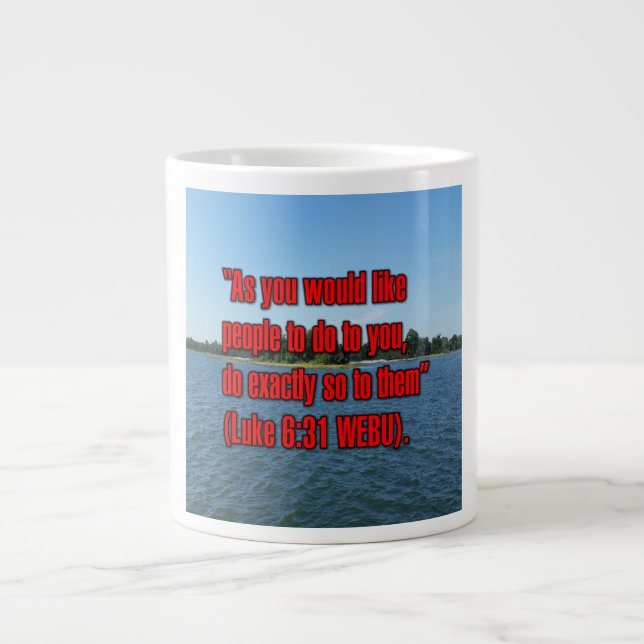 Lukas 6:31 WEBU Tasse (Vorderseite)