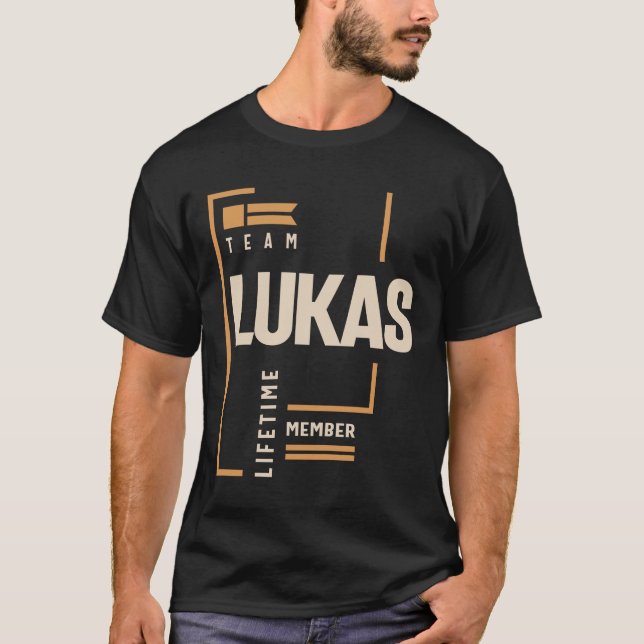 Lukas Personalisierter Name - Funny Lukas T-Shirt (Vorderseite)
