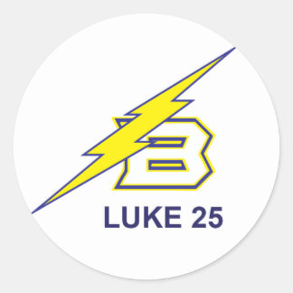LUKE 25 RUNDER AUFKLEBER