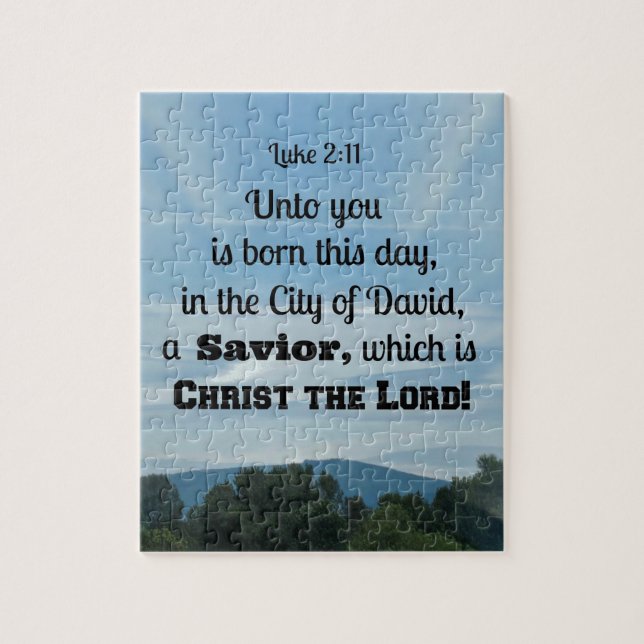 Luke 2:11 Für euch ist heute geboren, in (Vertikal)