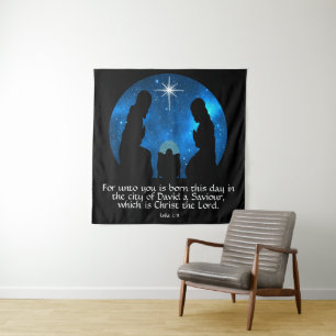 Luke 2:11 wandteppich