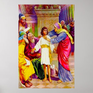 Luke 2:41-50 Jesus im Haus seines Vaters Poster