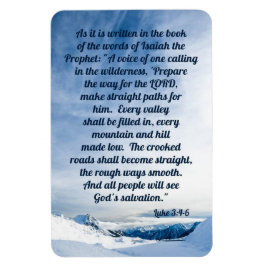 Luke 3:4-6 magnet