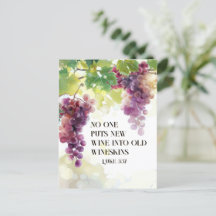 Luke 5:37 Neuer Wein in Alte Wineskins Bibelverse