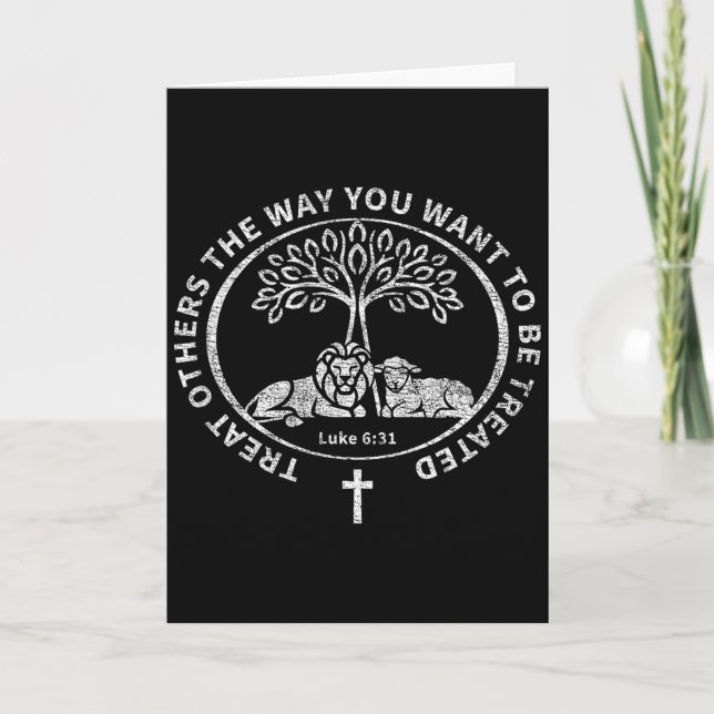 Luke 6_31 Jesus Bible Verse Christian Faith The Go Karte (Vorderseite)