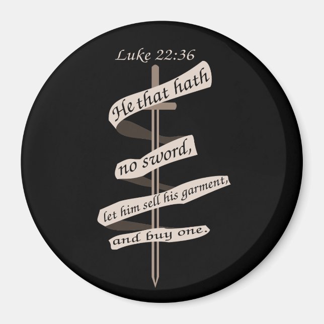 Luke Advice Buy a Sword Magnet (Vorne)