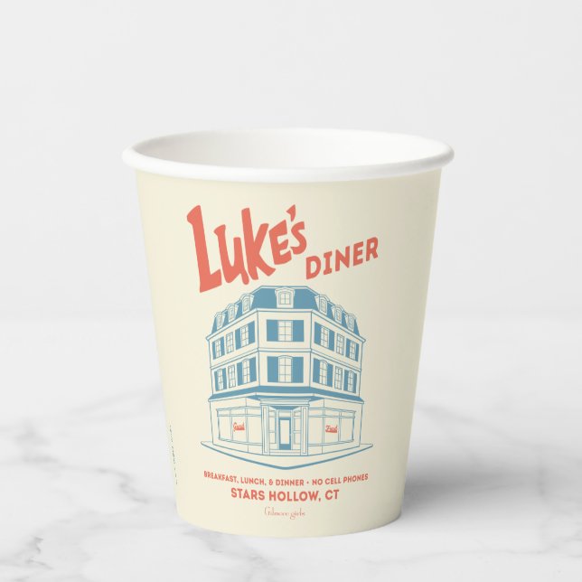 Luke’s Diner Stars Hollow Design Pappbecher (Vorderseite)