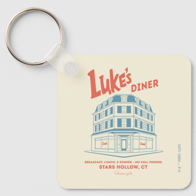 Luke’s Diner Stars Hollow Design Schlüsselanhänger (Vorderseite)