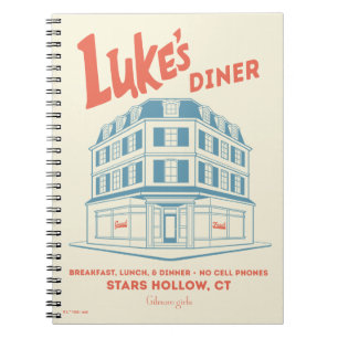 Luke's Diner Stars Hollow Design Notizblock
