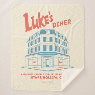 Luke's Diner Stars Hollow Design Sherpadecke