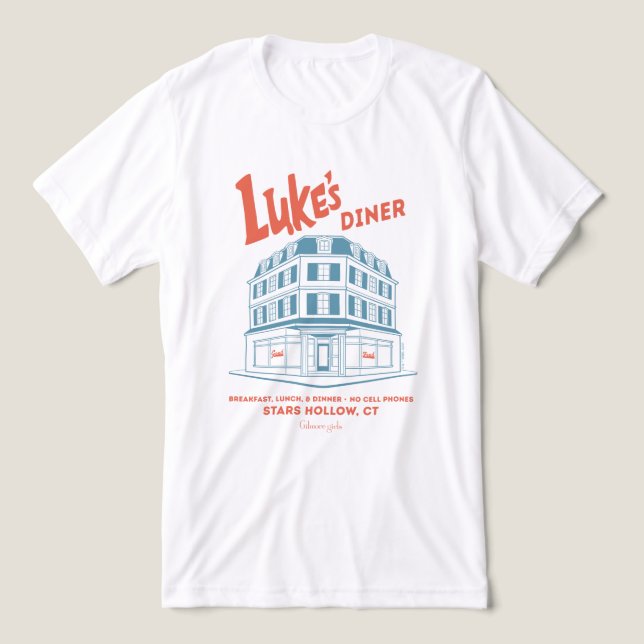 Luke's Diner Stars Hollow Design Tri-Blend Shirt (Design Vorderseite)
