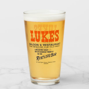 Lukes Saloon and Restaurant, Westmont, IL Glas