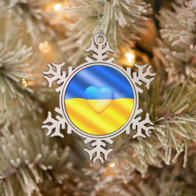 L'Ukraine drapeau ornement de Noël - Liberté (Arbre)