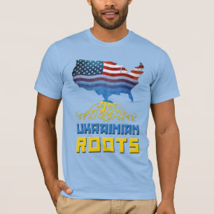 L'Ukrainien américain enracine le T-shirts
