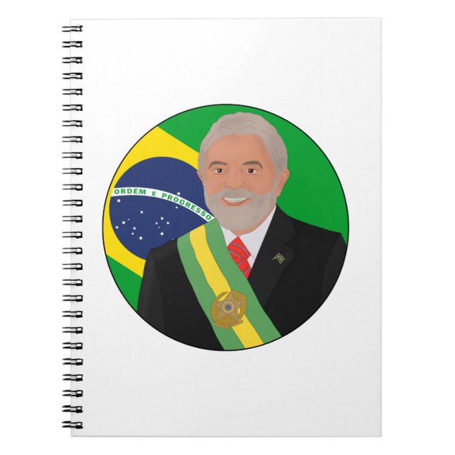 Lula Brasilien Notizblock (Vorderseite)