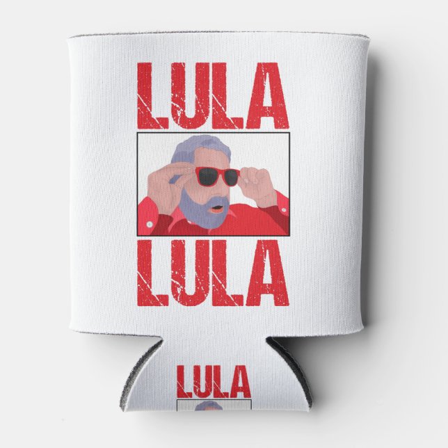Lula Meme mit Sonnenbrille Dosenkühler (Vorderseite)