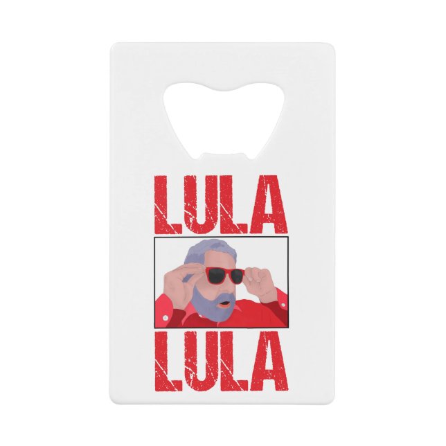 Lula Meme mit Sonnenbrille Geldbeutel Flaschenöffner (Vorderseite)