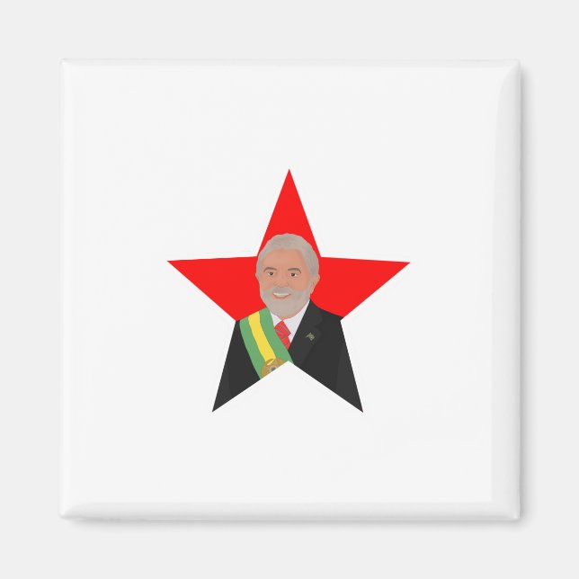 Lula Red Star Magnet (Vorne)