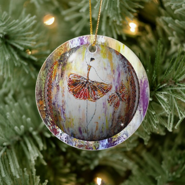 Lulu Ballerina Keramik Ornament (Baum)