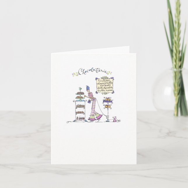 Lulu Notes / Chocolaterie 4 x 5.6 carte de note (Devant)